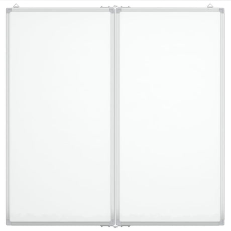 Vidaxx tableau blanc pliant magnétique 80x80x1,7 cm aluminium
