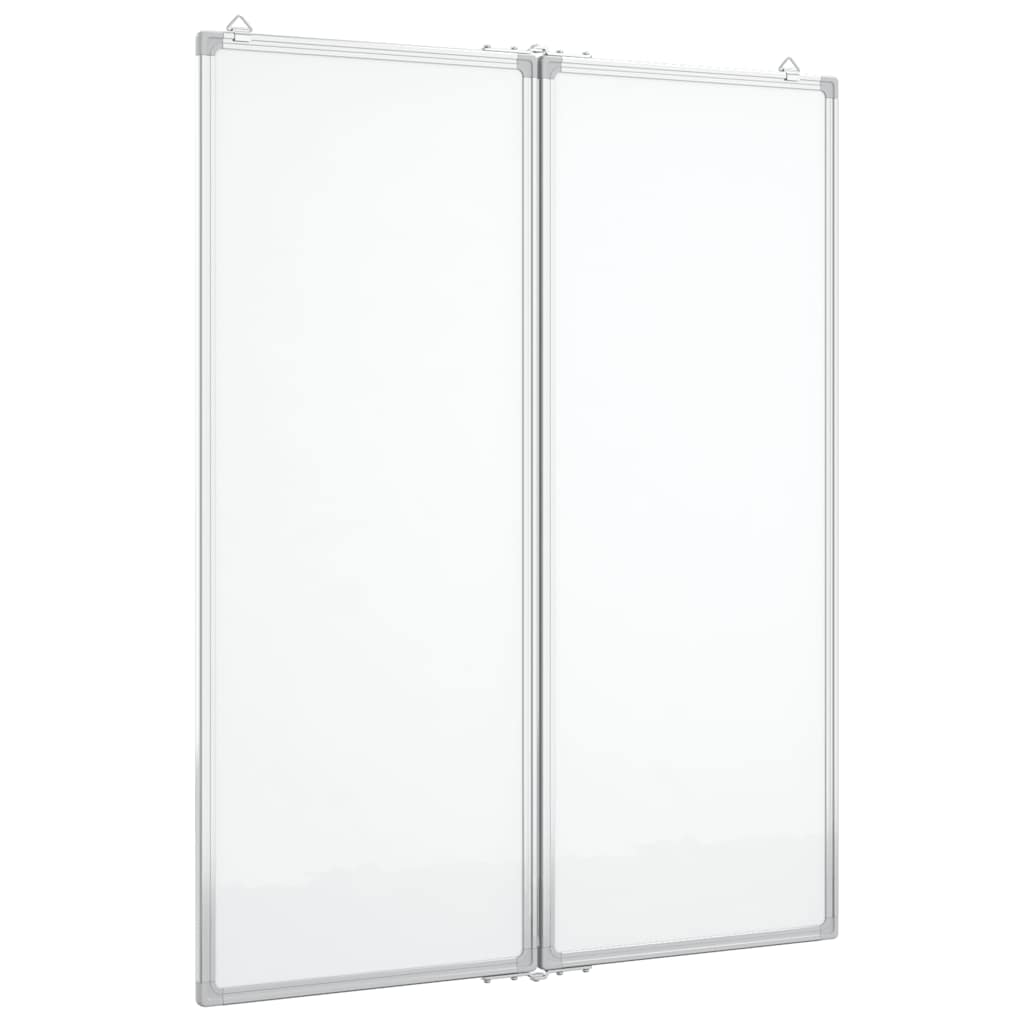 Vidaxx tableau blanc pliant magnétique 80x100x1,7 cm aluminium