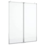 Vidaxx tableau blanc pliant magnétique 80x100x1,7 cm aluminium