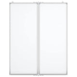 Vidaxx tableau blanc pliant magnétique 80x100x1,7 cm aluminium