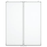 VIDAXL Whiteboard Magneticamente pieghevole 80x100x1.7 cm in alluminio