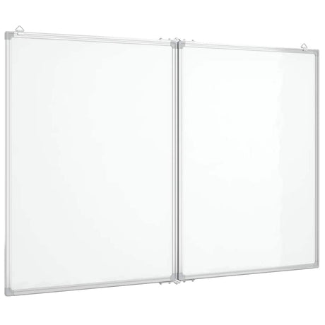 Vidaxx tableau blanc pliant magnétique 100x80x1,7 cm aluminium