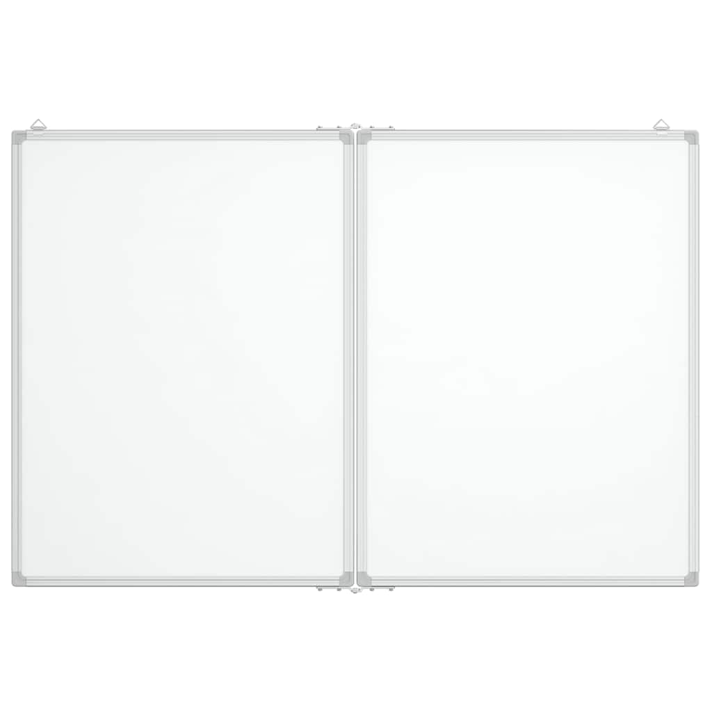 Vidaxx tableau blanc pliant magnétique 100x80x1,7 cm aluminium