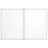 Vidaxx tableau blanc pliant magnétique 100x80x1,7 cm aluminium