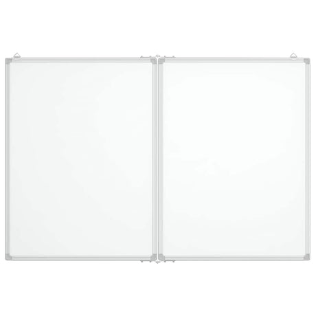 Vidaxx tableau blanc pliant magnétique 100x80x1,7 cm aluminium