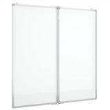 Vidaxx tableau blanc pliant magnétique 100x100x1,7 cm aluminium