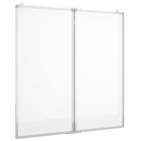 Vidaxx tableau blanc pliant magnétique 100x100x1,7 cm aluminium