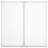 Vidaxl Whiteboard Magnetic Foldable 100x100x1.7 cm Aluminium