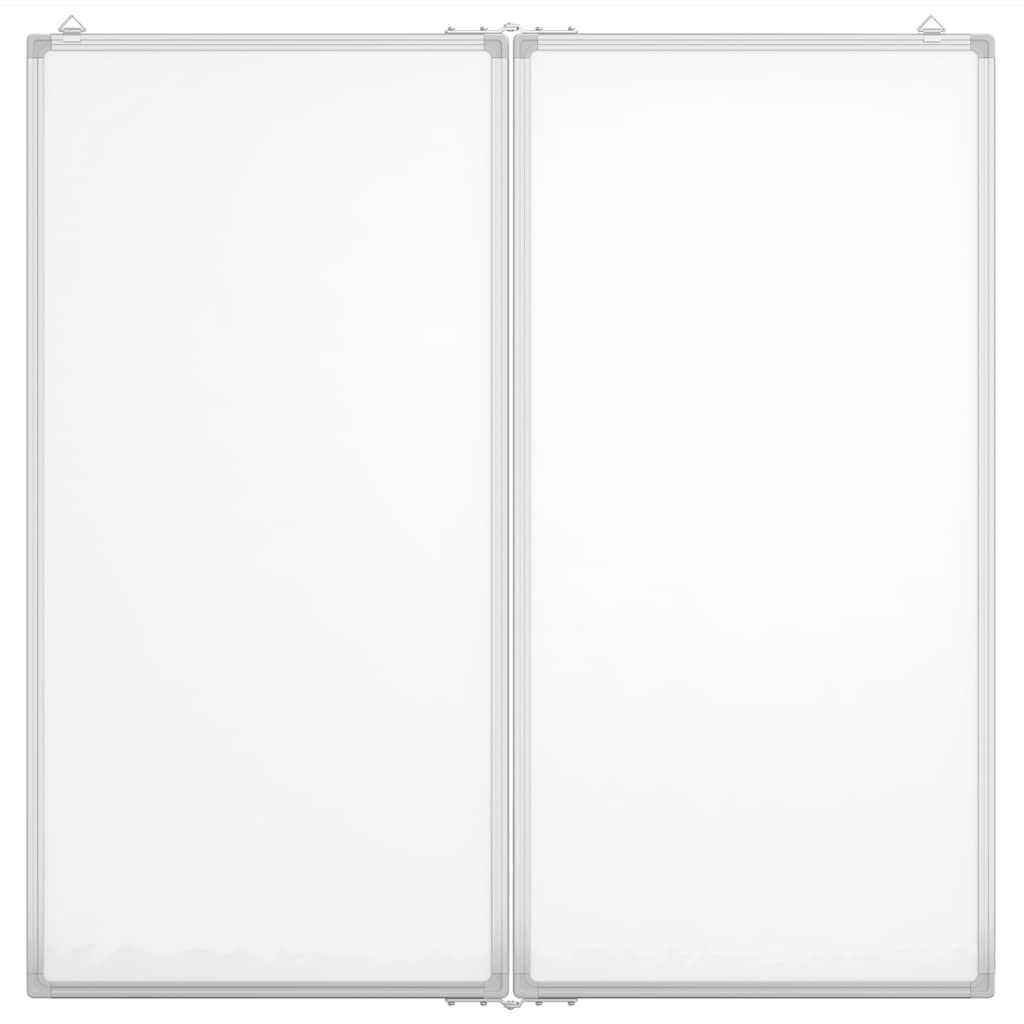 Vidaxx tableau blanc pliant magnétique 100x100x1,7 cm aluminium