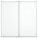 Vidaxx tableau blanc pliant magnétique 100x100x1,7 cm aluminium
