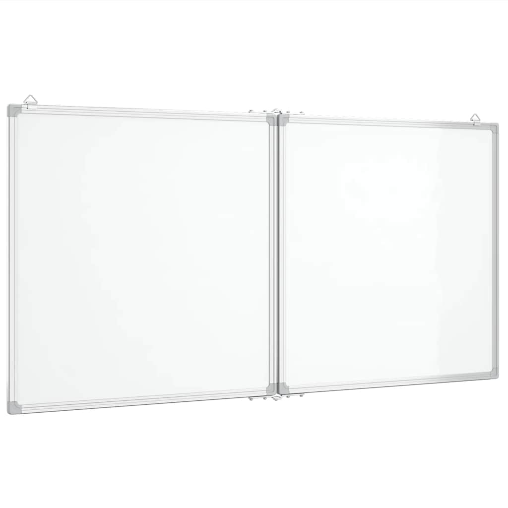 Vidaxx tableau blanc pliant magnétique 120x60x1,7 cm aluminium