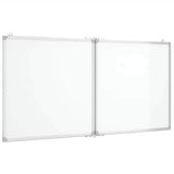 Vidaxx tableau blanc pliant magnétique 120x60x1,7 cm aluminium