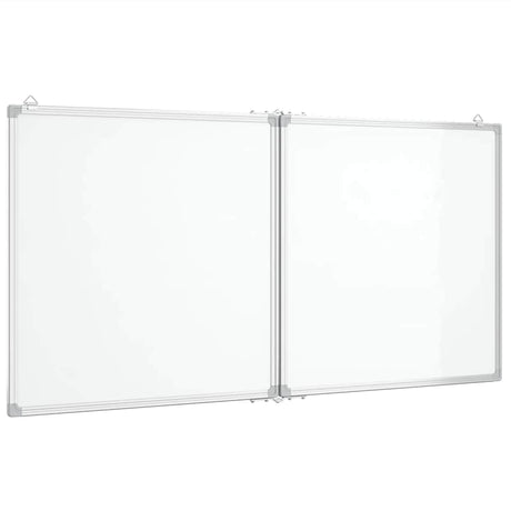 Vidaxx tableau blanc pliant magnétique 120x60x1,7 cm aluminium