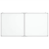Vidaxx tableau blanc pliant magnétique 120x60x1,7 cm aluminium