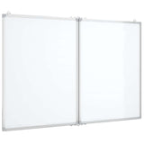 Vidaxx tableau blanc pliant magnétique 120x80x1,7 cm aluminium