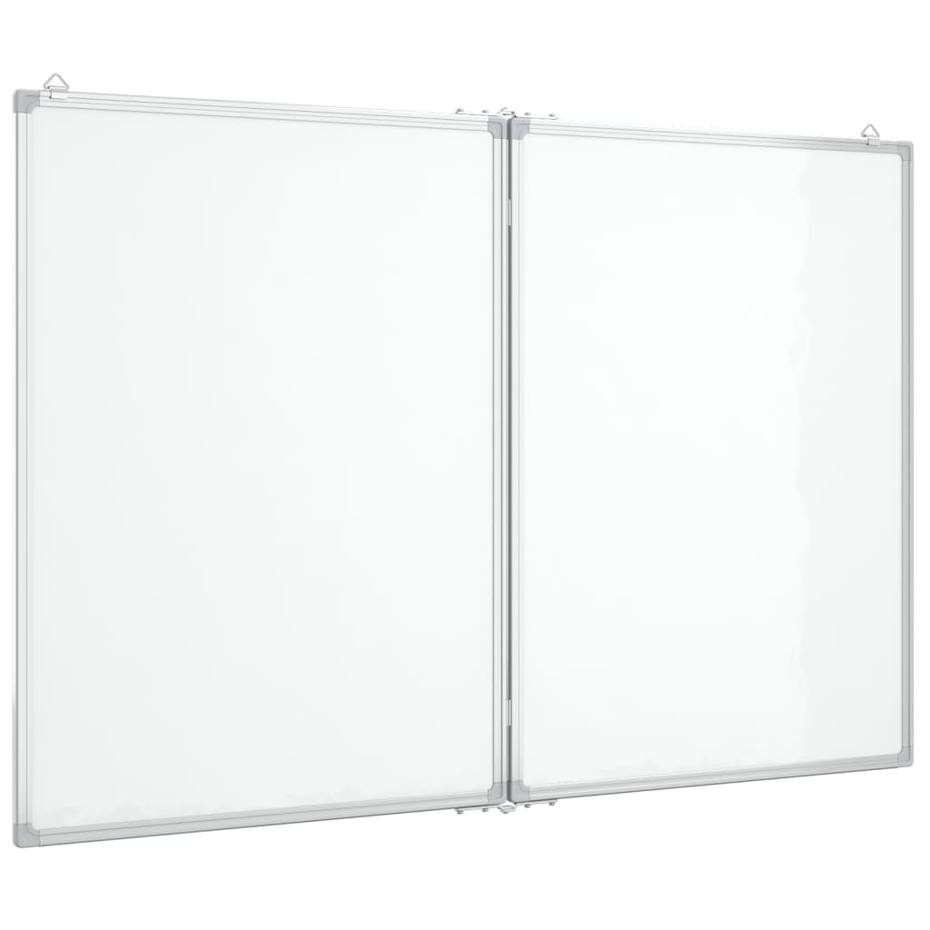 Vidaxl Whiteboard Magnetycznie składane 120x80x1,7 cm aluminium