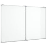 Vidaxl Whiteboard Magnetycznie składane 120x80x1,7 cm aluminium