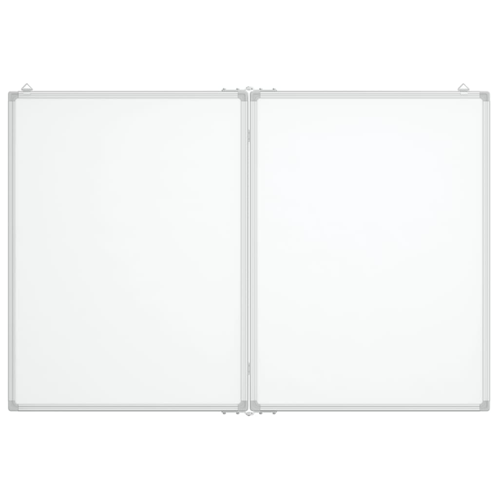 Vidaxl Whiteboard Magnetycznie składane 120x80x1,7 cm aluminium