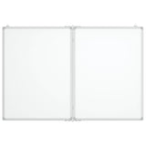 Vidaxl whiteboard magnetisch inklapbaar 120x80x1,7 cm aluminium