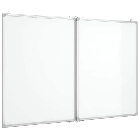Vidaxx tableau blanc pliant magnétique 120x100x1,7 cm aluminium