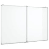 Vidaxl Whiteboard Magnetycznie składane 120x100x1,7 cm aluminium