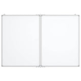 Vidaxx tableau blanc pliant magnétique 120x100x1,7 cm aluminium