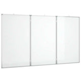 Vidaxx tableau blanc pliant magnétique 120x80x1,7 cm aluminium