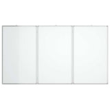 Vidaxx tableau blanc pliant magnétique 120x80x1,7 cm aluminium