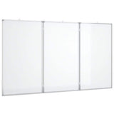 Vidaxx tableau blanc pliant magnétique 120x100x1,7 cm aluminium