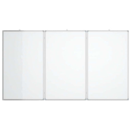 Vidaxx tableau blanc pliant magnétique 120x100x1,7 cm aluminium