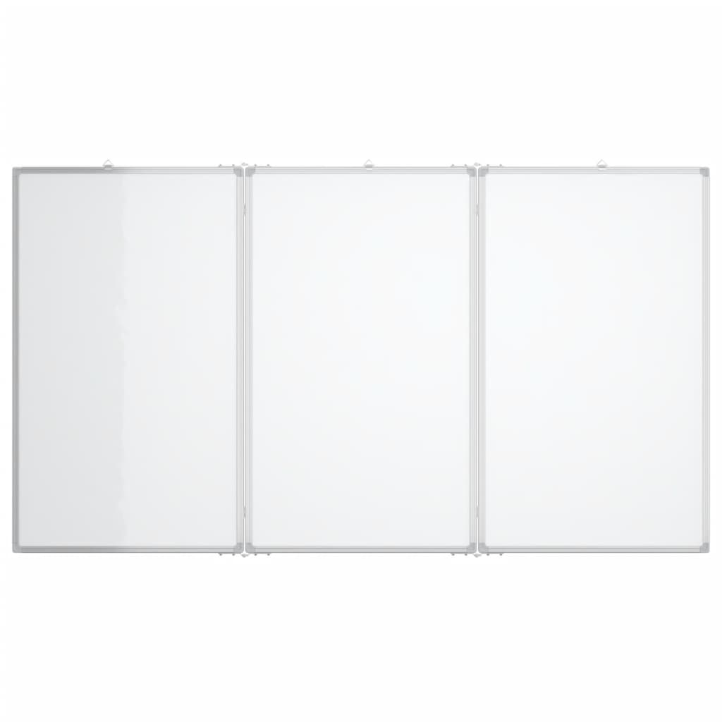 Vidaxl Whiteboard magnetesch klappt 120x100x1.7 cm Aluminium