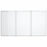 Vidaxl Whiteboard magnetesch klappt 120x100x1.7 cm Aluminium