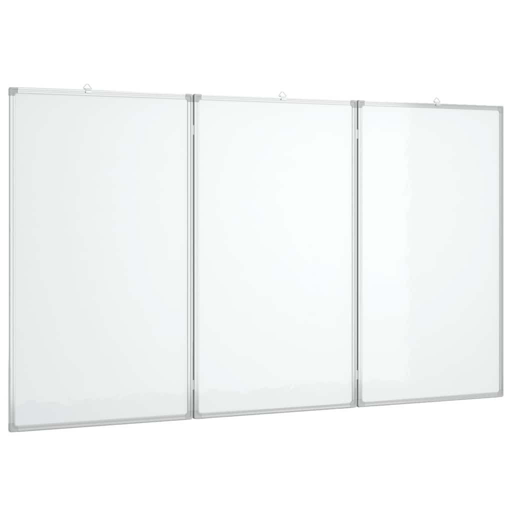 Vidaxx tableau blanc pliant magnétique 150x80x1,7 cm aluminium