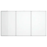 Vidaxx tableau blanc pliant magnétique 150x80x1,7 cm aluminium