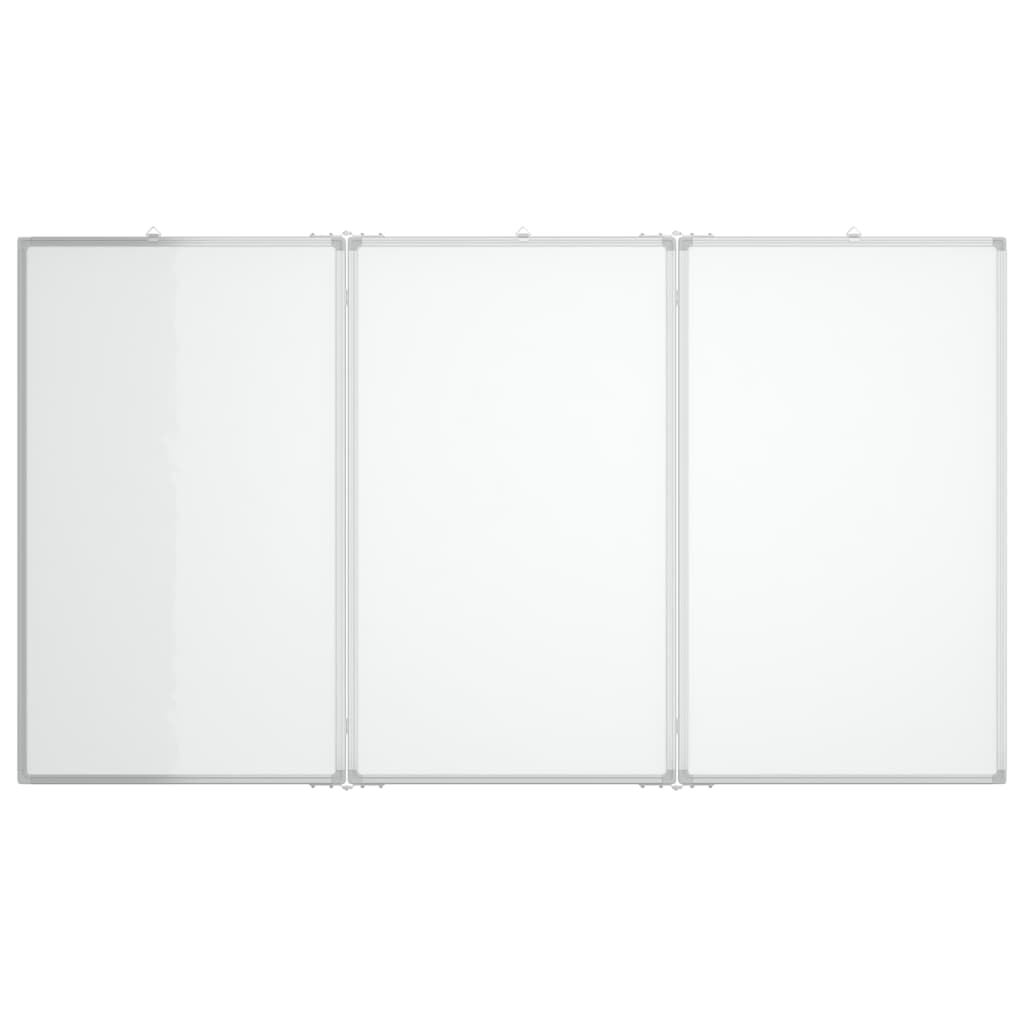 Vidaxl whiteboard magnetisch inklapbaar 150x80x1,7 cm aluminium