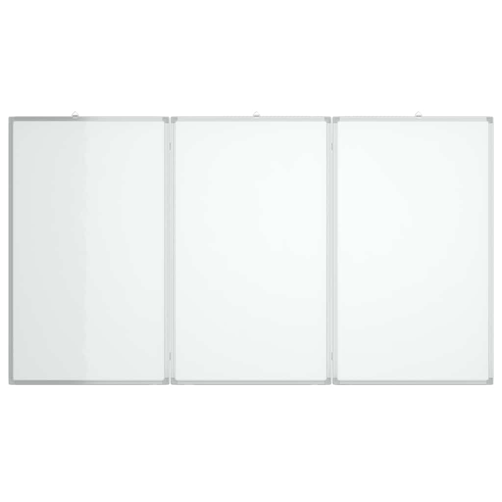 Vidaxx tableau blanc pliant magnétique 150x100x1,7 cm aluminium