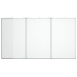 VIDAXL Whiteboard Magneticamente pieghevole 150x100x1,7 cm in alluminio