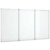 Vidaxl Whiteboard magnetesch flappbar 180x80x1.7 cm Aluminium