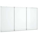 Vidaxx tableau blanc pliant magnétique 180x80x1,7 cm aluminium