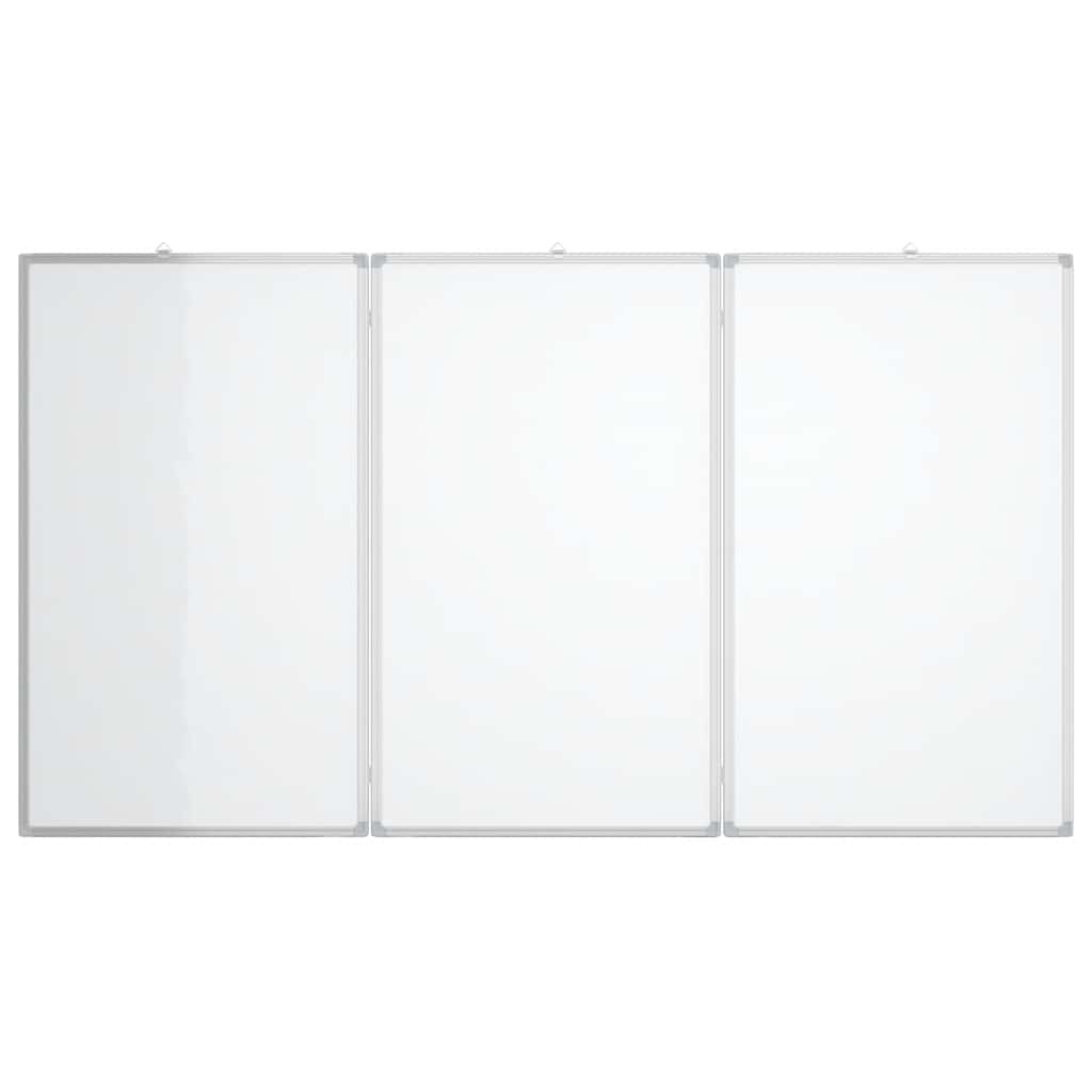 Vidaxx tableau blanc pliant magnétique 180x80x1,7 cm aluminium
