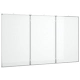 Vidaxx tableau blanc pliant magnétique 180x100x1,7 cm aluminium