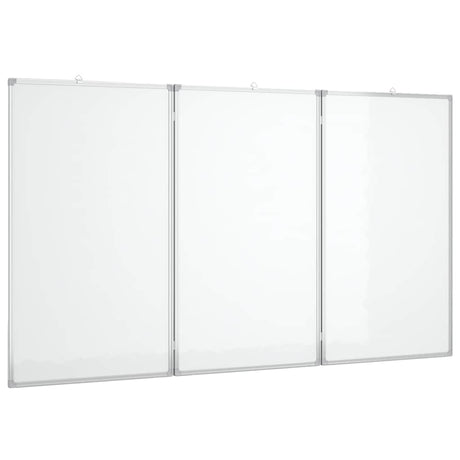 Vidaxx tableau blanc pliant magnétique 180x100x1,7 cm aluminium
