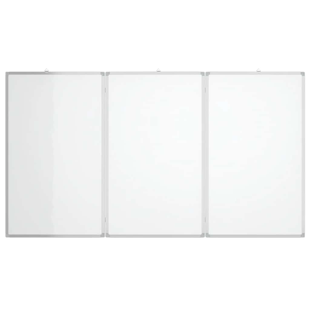Vidaxx tableau blanc pliant magnétique 180x100x1,7 cm aluminium