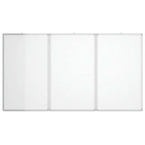 Vidaxx tableau blanc pliant magnétique 180x100x1,7 cm aluminium