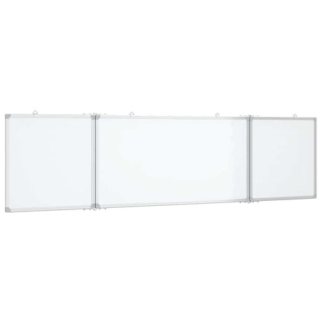 Vidaxx tableau blanc pliant magnétique 160x40x1,7 cm aluminium