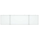 Vidaxx tableau blanc pliant magnétique 160x40x1,7 cm aluminium
