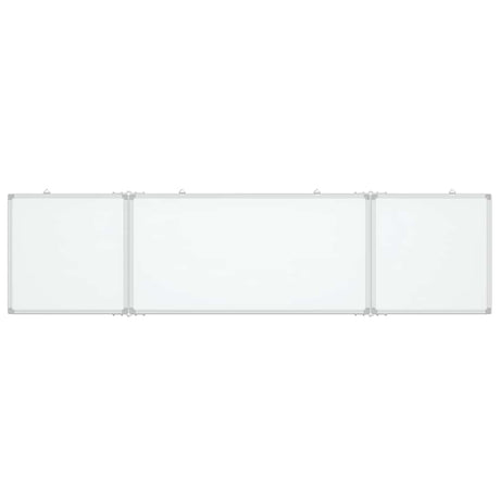 Vidaxx tableau blanc pliant magnétique 160x40x1,7 cm aluminium