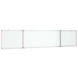 Vidaxx tableau blanc pliant magnétique 200x40x1,7 cm aluminium