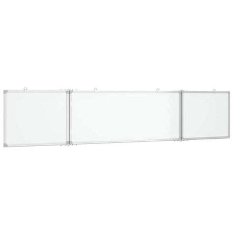 Vidaxx tableau blanc pliant magnétique 200x40x1,7 cm aluminium