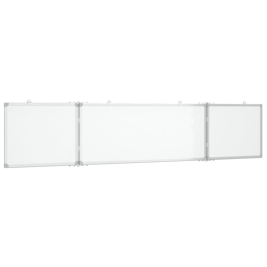 Vidaxl Whiteboard Magnetycznie składanie 200x40x1,7 cm aluminium